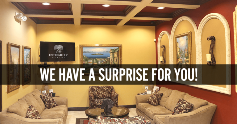 a picture of our seating area