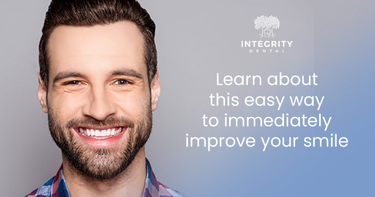 Learn about this easy way to immediately improve your smile