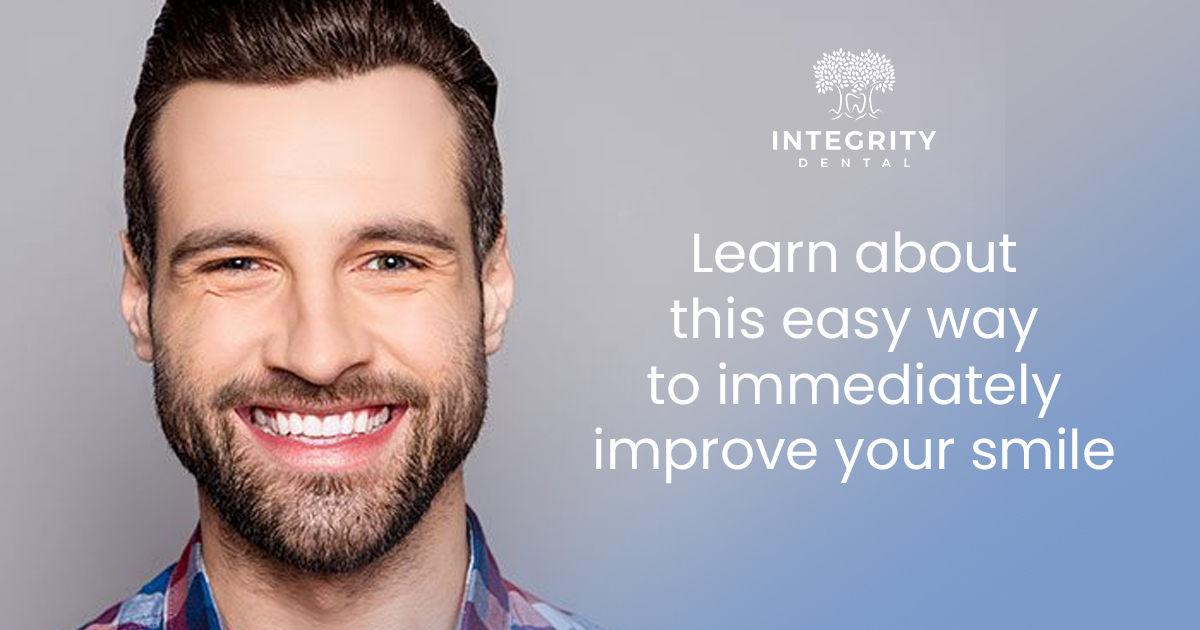 Learn about this easy way to immediately improve your smile