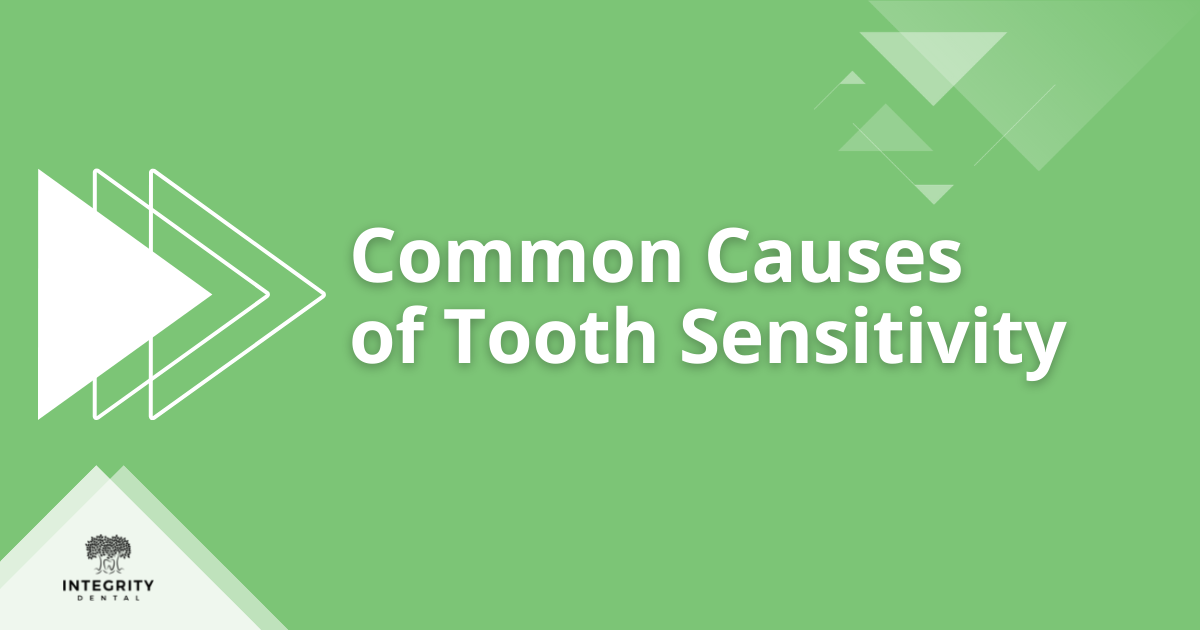 common causes of tooth sensitivity